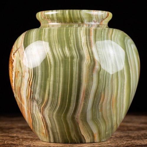Vaas  - First Choice Mexicaanse Groene Onyx - Elegante Vaas, Verzamelen, Dierenverzamelingen