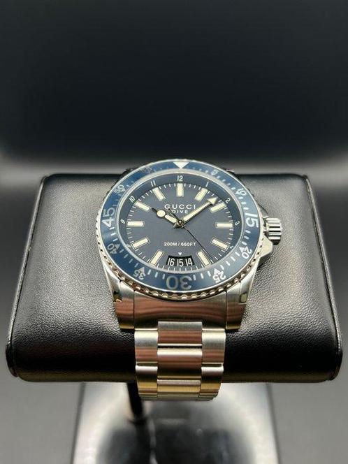 Gucci - Dive - Zonder Minimumprijs - YA136203 - Heren -, Handtassen en Accessoires, Horloges | Heren