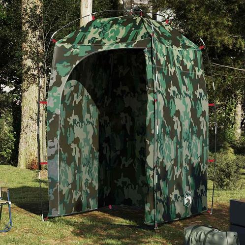 vidaXL Douchetent waterdicht camouflage, Caravans en Kamperen, Tentaccessoires, Nieuw, Verzenden