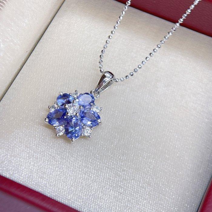 *** SANS ENCHÈRE MINIMALE *** Fleur Céleste – Pendentif, Handtassen en Accessoires, Antieke sieraden