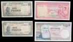 Belgisch-Congo. - 2 x 10, 1 x 50 and 1 x 100 Francs -, Postzegels en Munten