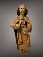 sculptuur, Gotieke aards engel / 15e - 16e eeuw / Bretagne -