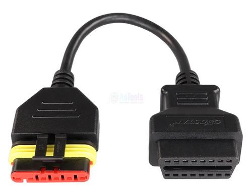 OBDSTAR Benelli 6 Pins OBD - 16 Pins OBD2 Verloopkabel Motor, Auto diversen, Autogereedschap, Verzenden