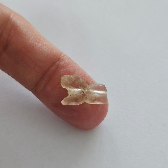 Bactrien ou sino-sibérien Cristal de roche Talisman de Perle, Antiek en Kunst, Antiek | Overige Antiek