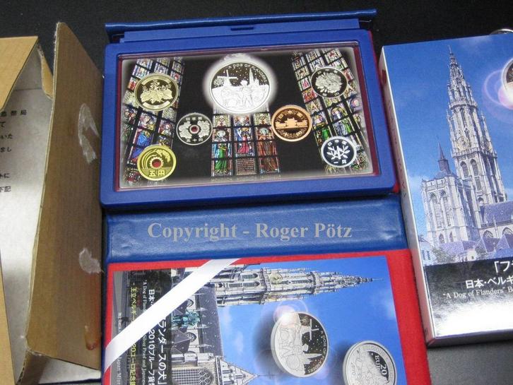 20 Euro + 661 Yen Belgie 20 Euro 2010 Hund aus Flandern +..., Postzegels en Munten, Munten | Europa | Euromunten, België, Verzenden