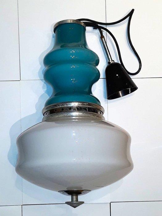 Kroonluchter - Vintage uit de jaren 60 - Glas - lamp 60s, Antiek en Kunst, Antiek | Verlichting