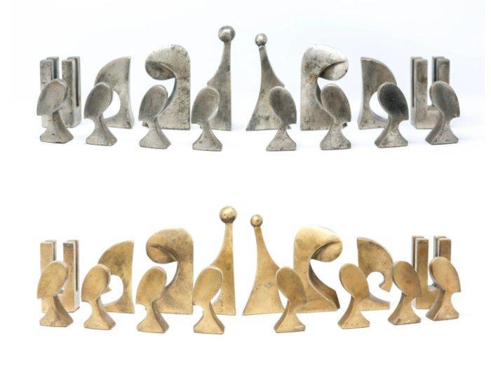 Pierre Cardin - sculptuur, Scacchi - 9.5 cm - Brons,, Antiek en Kunst, Antiek | Overige Antiek