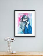 Lotte Teussink - Katerina – Original painting on paper – 38