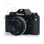 Nikon EM 35mm camera + Nikon 50mm 1.8 lens nr. 1600, TV, Hi-fi & Vidéo, Appareils photo analogiques, Ophalen of Verzenden, Spiegelreflex