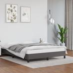 vidaXL Bedframe kunstleer grijs 140x200 cm, Huis en Inrichting, Slaapkamer | Bedden, Verzenden, Nieuw