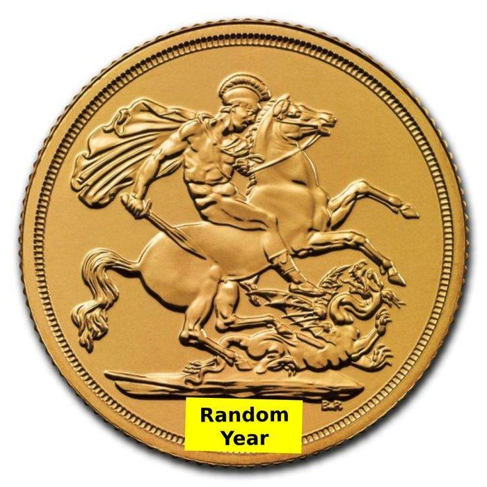 Royaume-Uni. British Gold Sovereign Queen Elizabeth II From, Postzegels en Munten, Edelmetalen en Baren