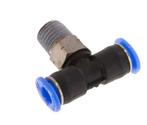 Raccord enfichable en té en ligne 5/32 x 1/16 NPT à, Verzenden