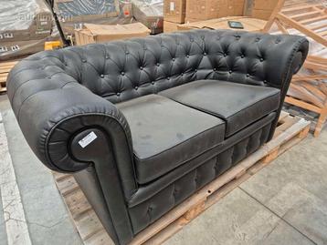 Semi lederen 2-zit sofa NN beschikbaar voor biedingen