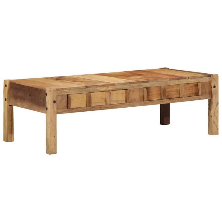 vidaXL Salontafel Bruin 110 x 54 x 35 cm Massief, Huis en Inrichting, Tafels | Salontafels, Nieuw, Verzenden