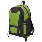 vidaXL Hiking rugzak 40 L zwart en groen, Handtassen en Accessoires, Tassen | Rugtassen, Verzenden, Nieuw
