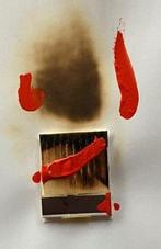 Bernard Aubertin (1934-2015) - Dessin de feu, Antiek en Kunst, Kunst | Schilderijen | Modern