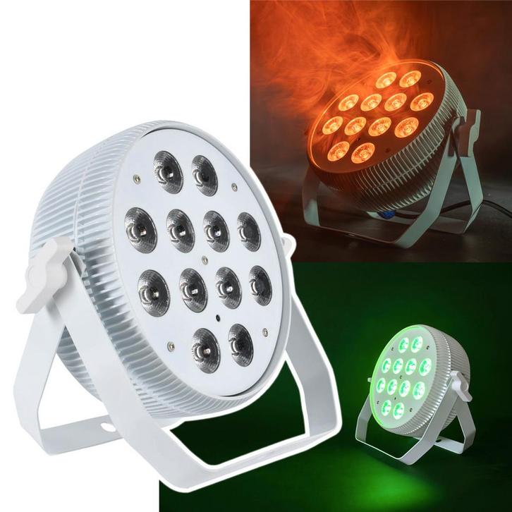 MagicPAR-80: 12 X 12W RGBWA/UV Ventilatorloze PAR-lamp WIT, Musique & Instruments, Lumières & Lasers