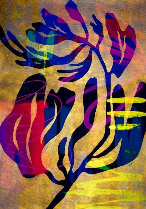 Lupo - Urban Jungle 195 - Real Gold - XXL-NO Reserve, Antiek en Kunst, Kunst | Designobjecten