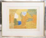 Serge Poliakoff (1900-1969) - Composition jaune, orange et, Antiek en Kunst