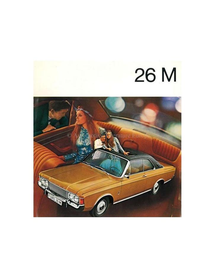 1969 FORD TAUNUS 26M BROCHURE NEDERLANDS, Boeken, Auto's | Folders en Tijdschriften