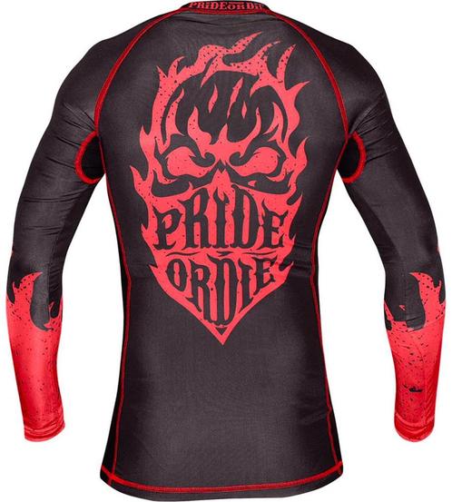 PRiDE or DiE Rash Guard Reckless Flames Zwart Rood, Vêtements | Hommes, Vêtements de sport, Envoi