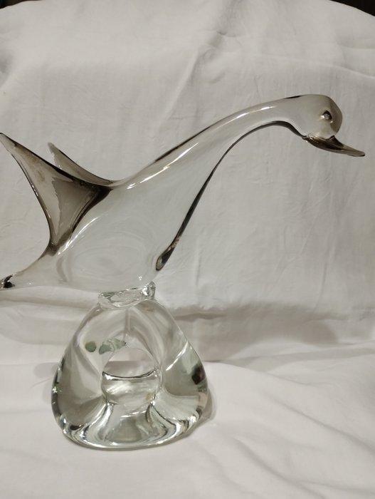 Murano - Licio Zanetti - sculptuur, Uccello,anatra - 28 cm -, Antiek en Kunst, Antiek | Glaswerk en Kristal