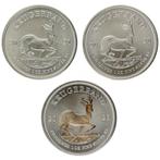 Zuid-Afrika. 1 Rand 2020/2023 Krugerrand, 3x1 Oz (.999), Postzegels en Munten