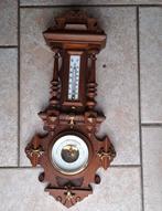 Barometer van massief mahonie - Hout, Glas, Brons - Zeldzaam