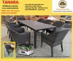 Tuinset TANARA (rechtstreekse import), Tuin en Terras, Tuinsets en Loungesets, Wicker, Nieuw, Tuinset, 8 zitplaatsen