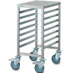 Regaalwagen | RVS | 7 Etages (1/1 GN) + Bovenblad | Wielen, Zakelijke goederen, Horeca | Keukenapparatuur, Verzenden, Nieuw in verpakking