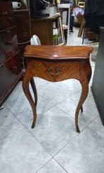 Bijzettafel - Hout, Messing, Ormolu, Antiquités & Art, Curiosités & Brocante