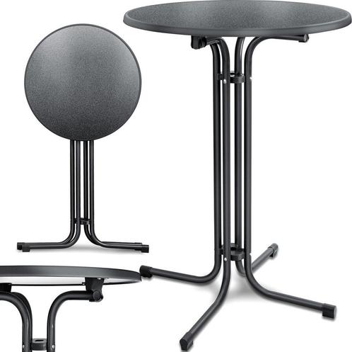 KESSER® Bartafel - Bistrotafel - Klaptafel - 110cm - Zwart, Huis en Inrichting, Overige Huis en Inrichting, Verzenden