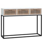 Wandtafel Wit Hout & IJzer | Tweede Kansje!, Huis en Inrichting, Verzenden, Nieuw