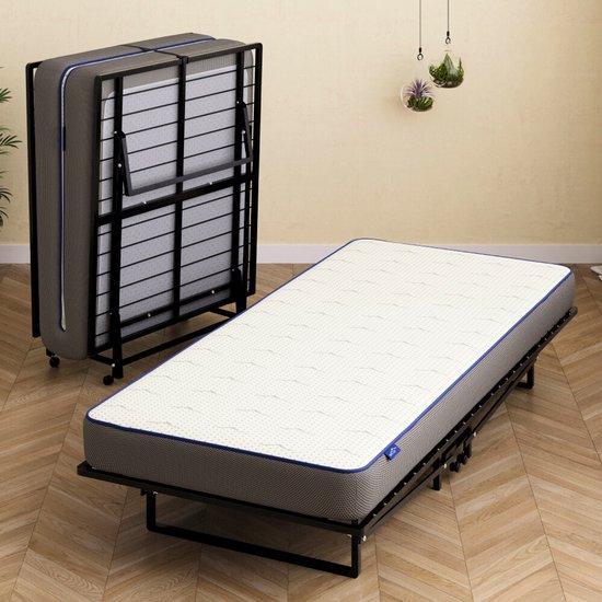 2dekans | Best Life Vouwbed 90x200 - Logeerbed met Matras -, Maison & Meubles, Chambre à coucher | Matelas & Sommiers, Enlèvement ou Envoi