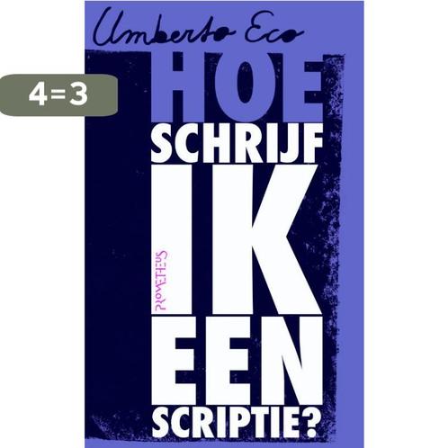 Hoe schrijf ik een scriptie 9789035135567 Umberto Eco, Boeken, Studieboeken en Cursussen, Gelezen, Verzenden