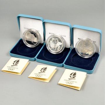 Frankrijk. 100 Francs 1989/1990 Olympic Wintergames 1992