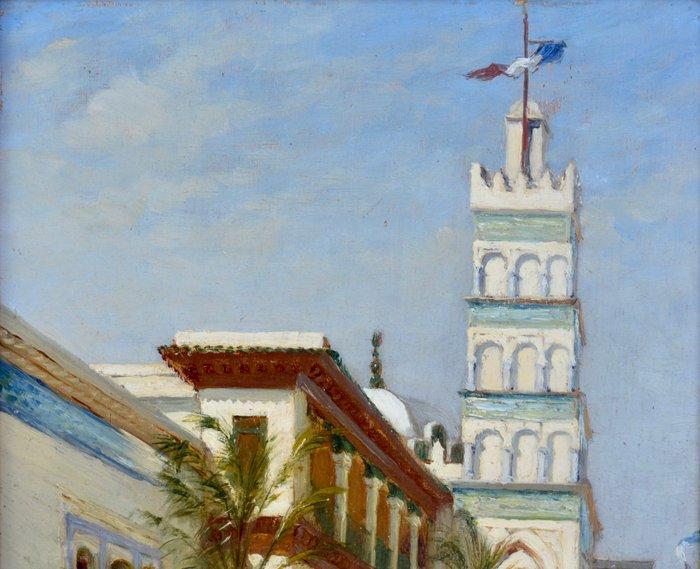 Henri Saintin (1846-1899) - Le Pavillon de lAlgérie -, Antiquités & Art, Art | Peinture | Classique