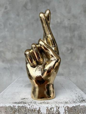 Sculpture, NO RESERVE PRICE - HOPE / PROMISE Hand Signal