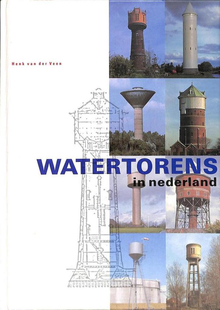 Watertorens in Nederland 9789064501999 H. van der Veen, Boeken, Kunst en Cultuur | Architectuur, Zo goed als nieuw, Verzenden