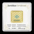 5 gram - Goud .999 - Geiger Edelmetalle, Germany, Postzegels en Munten