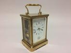 Pendulette de voyage -   Laiton - Horloge de carrosse avec
