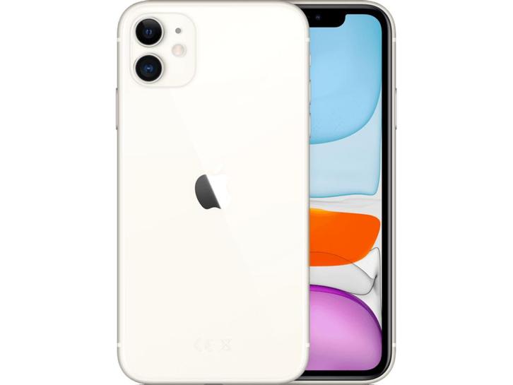 Apple iPhone 11 - 128GB - iOS 13 - Wit, Télécoms, Téléphonie mobile | Apple iPhone, Envoi