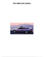 1993 BMW 3 SERIE CABRIOLET BROCHURE GERMAN, Boeken, Nieuw