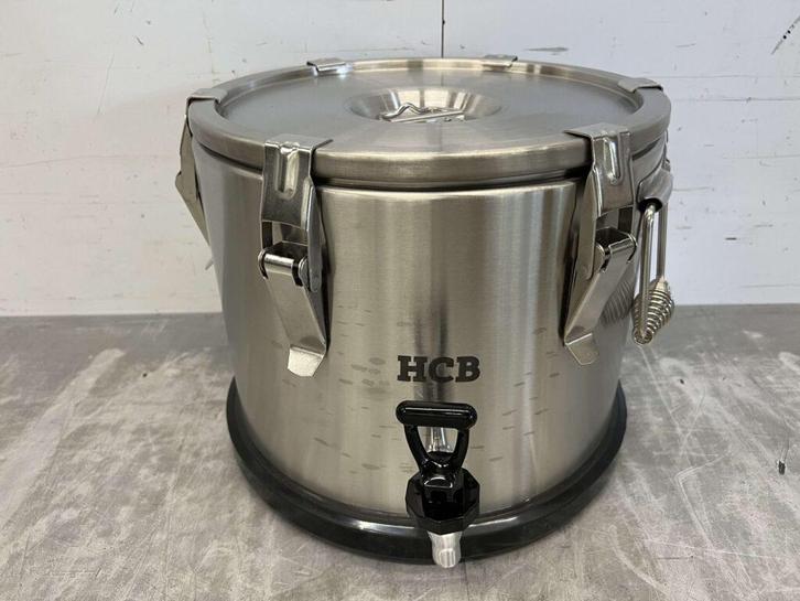 Récipient portable isotherme en acier inoxydable avec, Zakelijke goederen, Horeca | Keukenapparatuur, Verzenden