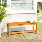 vidaXL Tuinbank 110x35x45 cm massief acaciahout, Tuin en Terras, Tuinsets en Loungesets, Verzenden, Nieuw