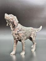 Figuur - Figura del perro en plata 915 - .915 zilver, Antiek en Kunst