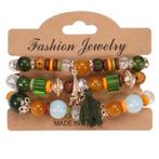 Fako Bijoux® - Armband Set - Boho - Bohemian - Eiffeltoren -, Verzenden, Nieuw