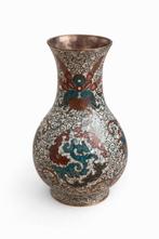 Beau vase en cloisonné émaillé chinois – fait à la main –