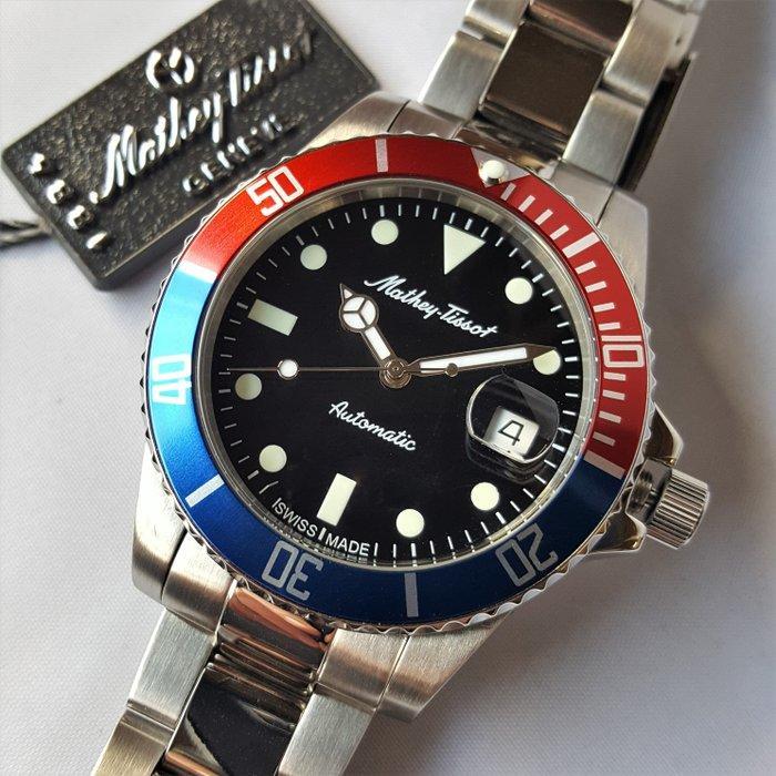 Mathey-Tissot - Swiss Automatic - Diver - Pepsi - New -, Handtassen en Accessoires, Horloges | Heren