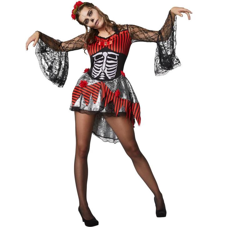 2dekans | TecTake Halloween Danseres Kostuum Dames - L -, Kleding | Heren, Trouwkleding en Trouwaccessoires, Ophalen of Verzenden